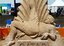 FIFA Sand Sculpture, Football sand sculpture Sculpting Sand – Jennifer Rossen